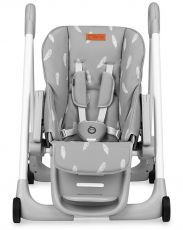 Стільчик для годування MoMi LUXURIA dark grey